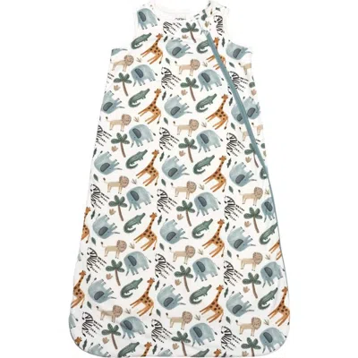 Norani Organic Sleep Sack With Added Insert For All Seasons In Safari Animals