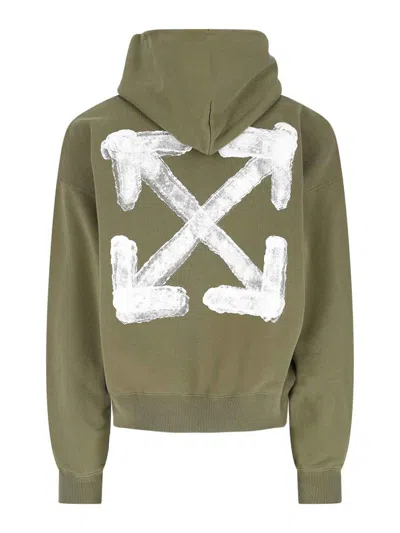 Off-white Sweaters In Green