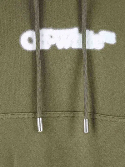 Off-white Sweaters In Green