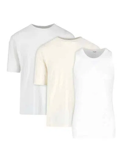 Jil Sander 3-pack" T-shirt Set In Multicolour