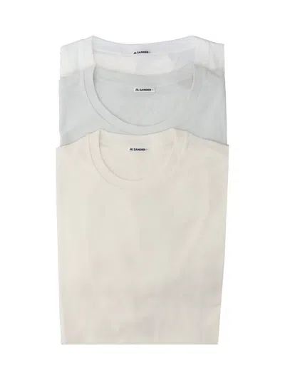 Jil Sander 3-pack" T-shirt Set In Multicolour