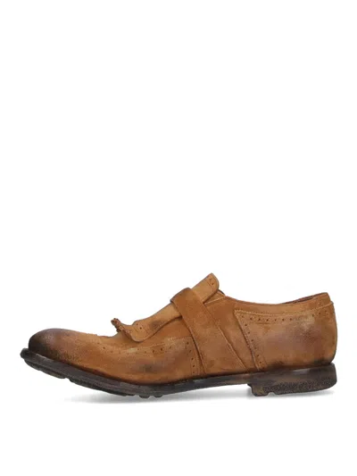 Church's Loafers With Buckle And Fringe Detail In Brown