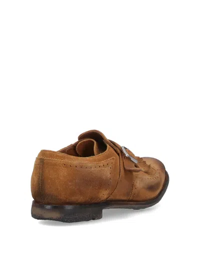 Church's Loafers With Buckle And Fringe Detail In Brown