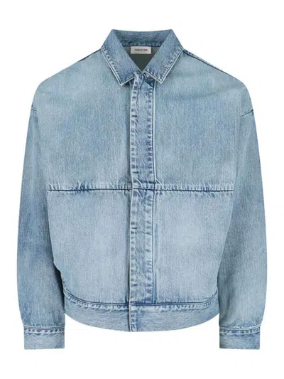 Fear Of God Light Blue Denim Trucker Jacket