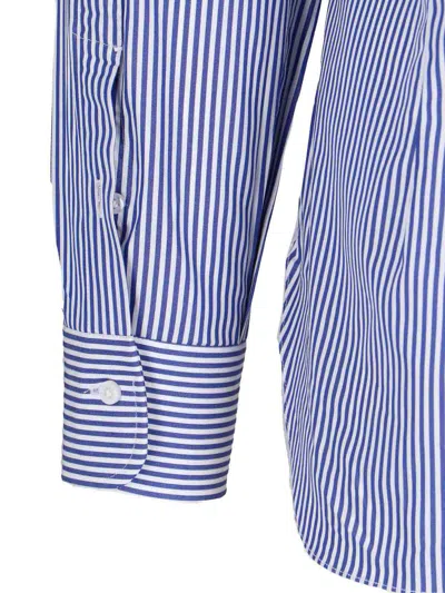 Barba Napoli Barba Striped Shirt In Blue