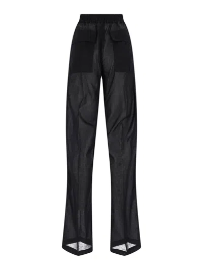 Rick Owens 'geth Belas' Drawstring Trousers In Black
