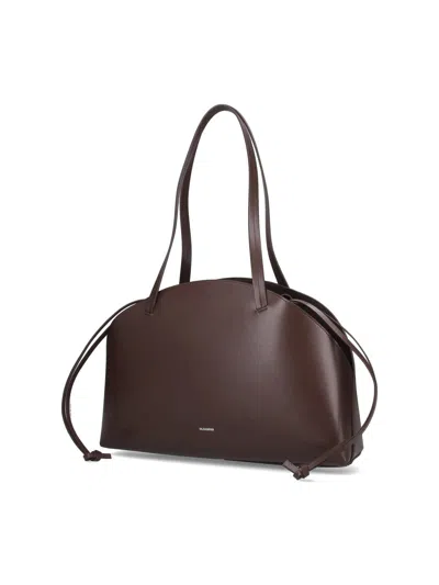 Jil Sander Shoulder Bag In Brown