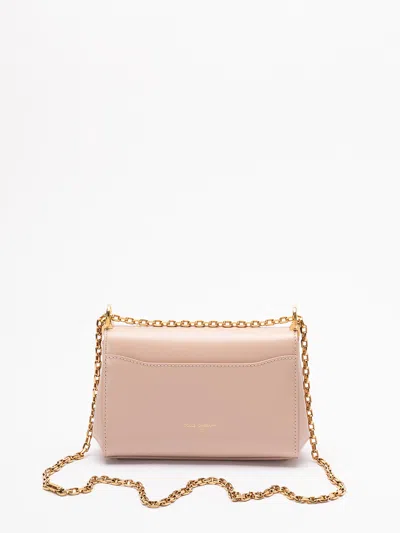 Dolce & Gabbana Small Marlene Satin Shoulder Bag In Dark Beige