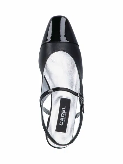 Carel Paris Oceano Ballet Flats In Black