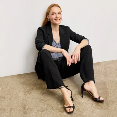 M.m.lafleur Amina Ruched Top In Blueprint Sketch