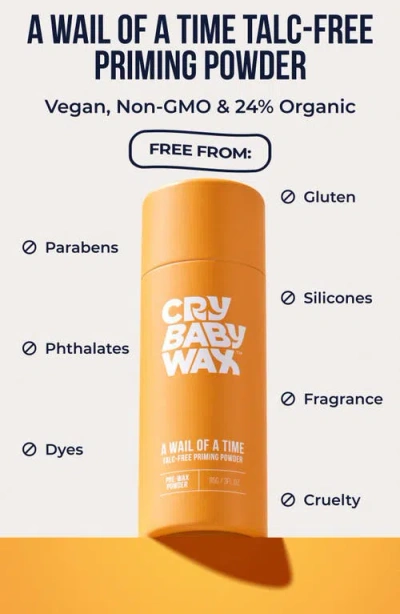 Crybaby Wax A Wail Of A Time Talc-free Priming Powder In No Color