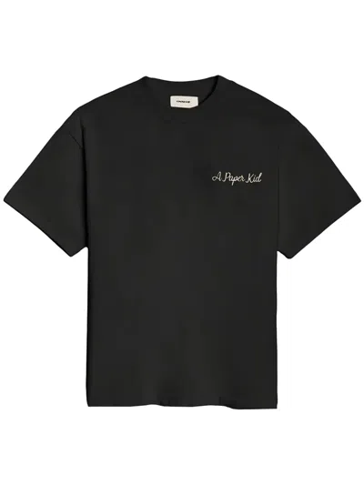 A Paper Kid Crew Neck Graphic Print Short Sleeves