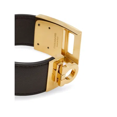 Ferragamo Brown  Gold Bracelets