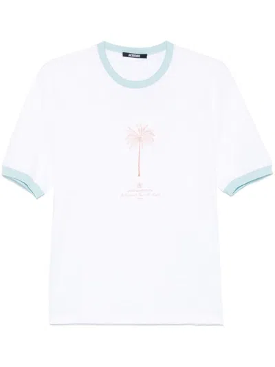 Jacquemus Venice Printed T-shirt In White