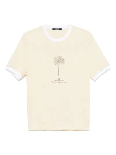 Jacquemus Le Tshirt Venice T-shirt In Beige
