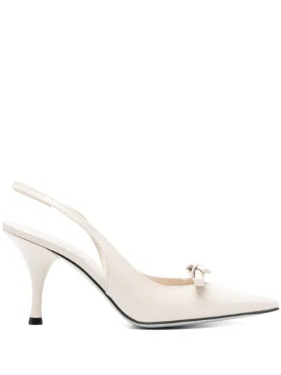 Roberto Festa Pointed High Heel Sandals In Grey