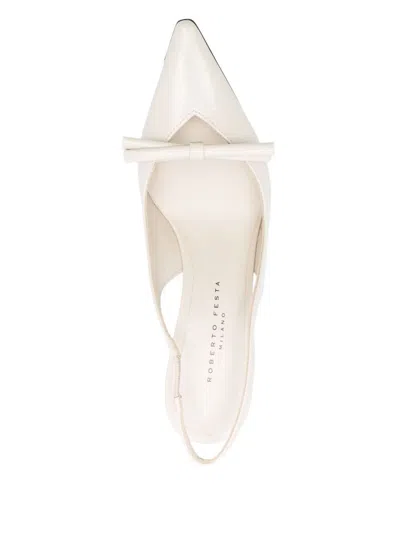 Roberto Festa Pointed High Heel Sandals In Grey