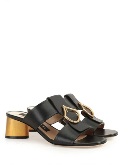 Shop Sergio Rossi Sandals In Black