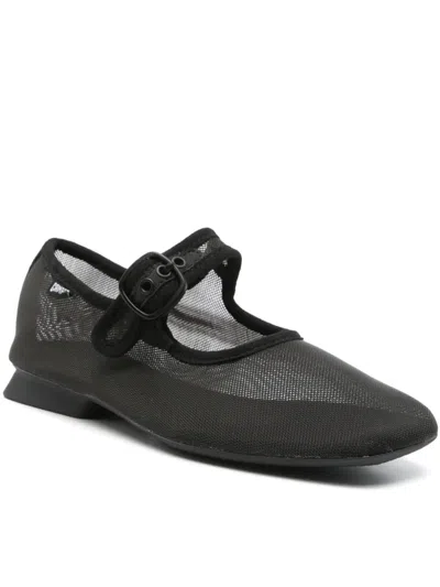 Camper Casi Myra Ballet Flats In Black Fabric