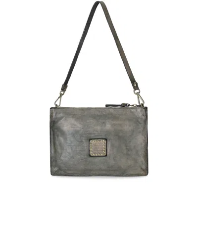 Campomaggi Grey Crossbody Bag In Gray