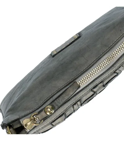 Campomaggi Grey Crossbody Bag In Gray