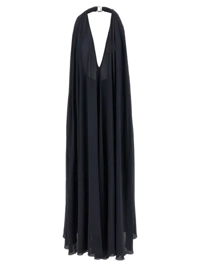 Jacquemus The Norma Draped Maxi Halter Dress