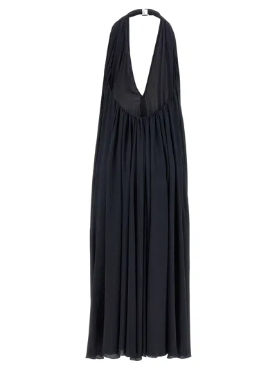 Jacquemus The Norma Draped Maxi Halter Dress