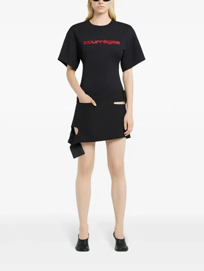 Courrèges Courreges Women Courreges Belted Printed Stone T-shirt