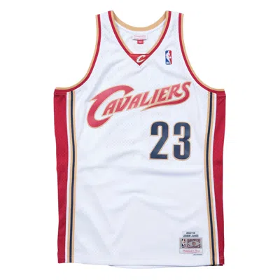 Mitchell And Ness Swingman Lebron James Cleveland Cavaliers 2003-04 Jersey In White