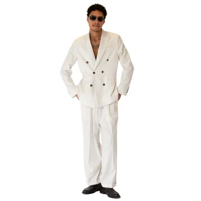 Mood One Trousers  In White