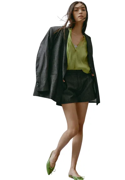 The M Women's Jacket  Denim In Black