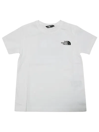 The North Face Mens Simple Dome T-shirt White In Blue