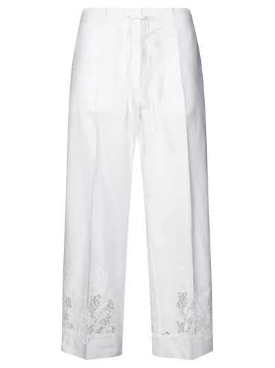 P.a.r.o.s.h Parosh Pantalone In White