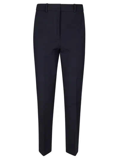 Incotex Straight-leg Tailored Pants With Subtle Hem Detailing In Blue