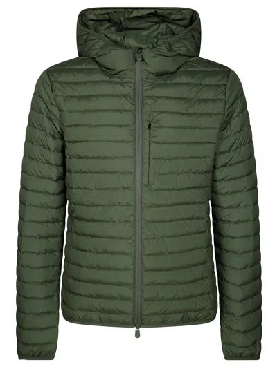 Save The Duck Giubbotto Con Cappuccio In Green