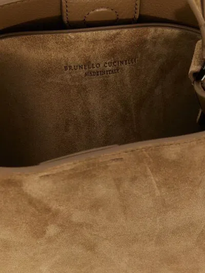 Brunello Cucinelli 'small Handbag With Adjustable Strap And Embellished Details'