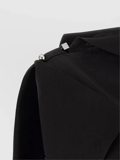 Jacquemus La Mini Robe Trapeze Mini Dress In Black