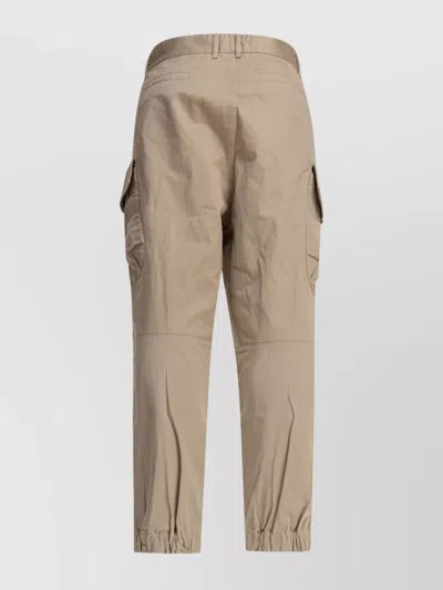 Moose Knuckles Cargo Trousers With Belt Loops And Pockets