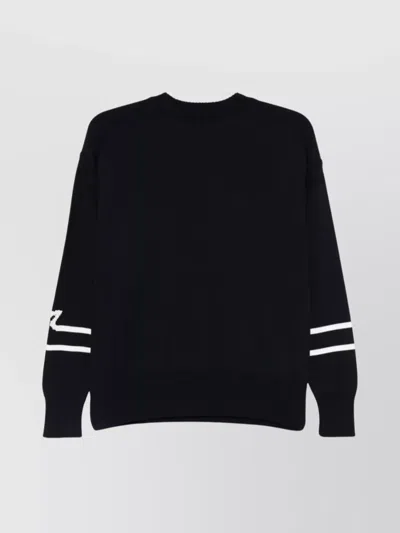 Paul & Shark Crew Neck Sweater Contrast Stripe Detail