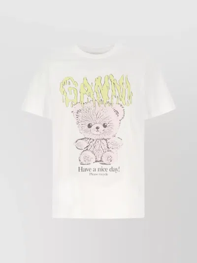 Ganni Loulou Black Wool Blend Oversize Safi Sweater