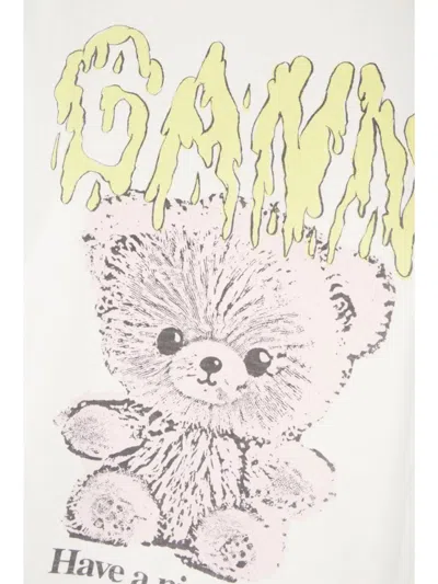 Ganni Loulou Black Wool Blend Oversize Safi Sweater