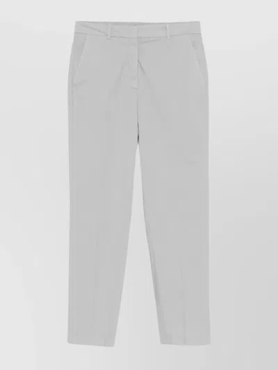 Incotex Trousers With Back Pockets And Belt Loops