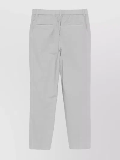 Incotex Trousers With Back Pockets And Belt Loops