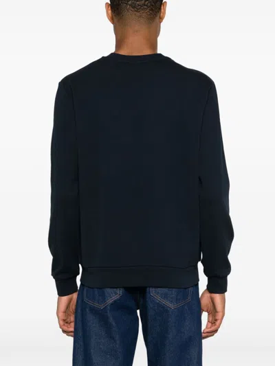 Apc Elisa Vpc Logo Sweatshirt In Inverted Print In Blue