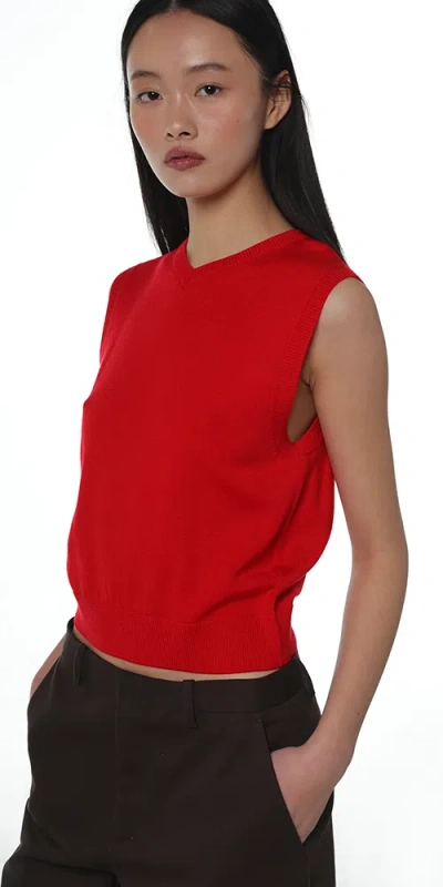 Sandy Liang Shrunken Vest