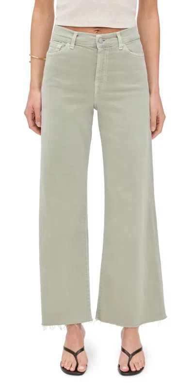 7 For All Mankind Lotta Cropped Jeans Left Hand Palm In Left Hand Palm