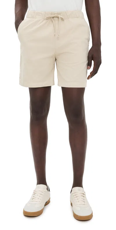 Save Khaki Twill Easy Shorts 6 Sand In Sand