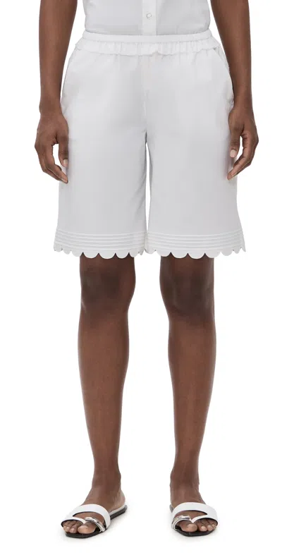 The Garment White Cyprus Shorts In 000 White