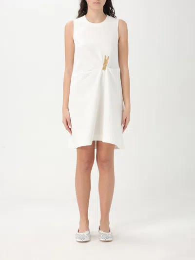 Moschino Vestido Midi - Blanco In White