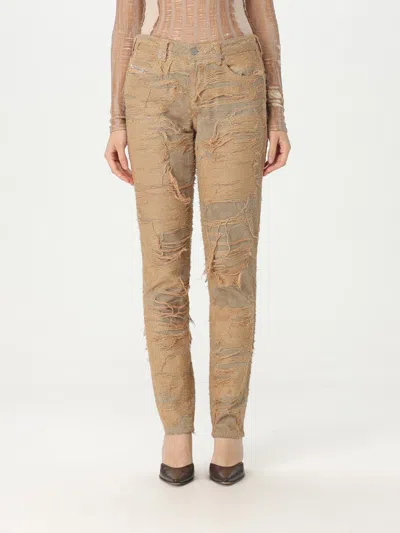 Diesel Slim Jeans In Beige